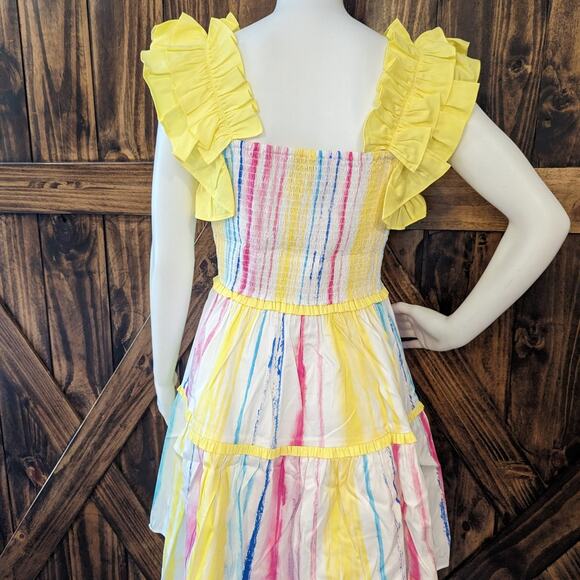 NWT Alden Adair Amora Dress in Caribbean Stripe size Large - Picture 5 of 7